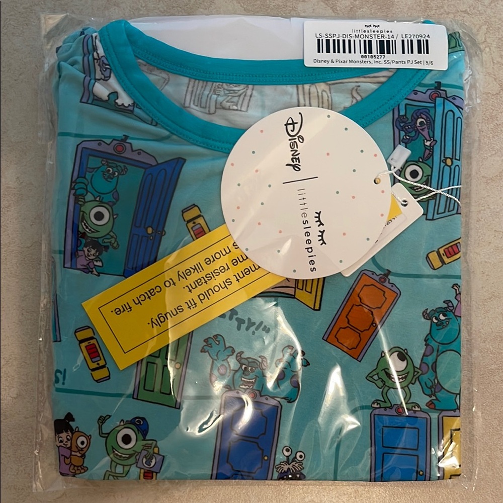 Disney Little Sleepies Monsters Inc Pajama Set